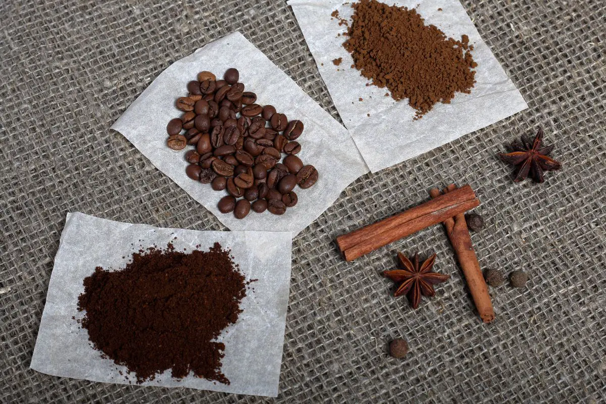 Coarse ground coffee
