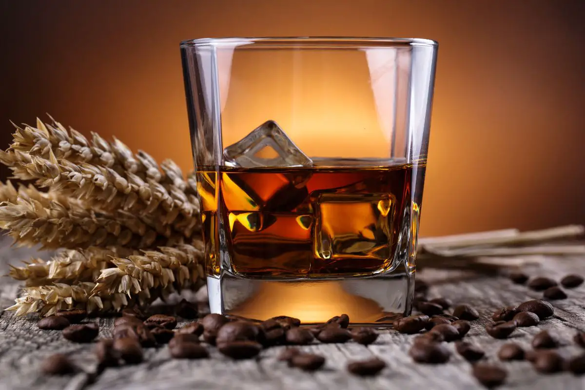 whiskey and coffee